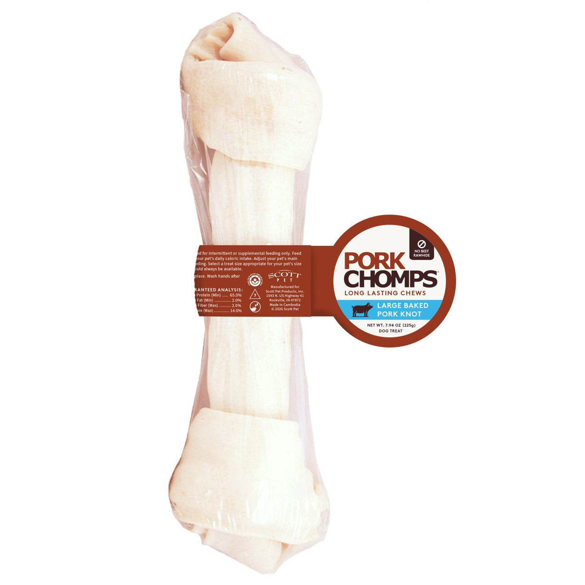 Pork Chomps - 11-12" Baked Knot - 1 Count
