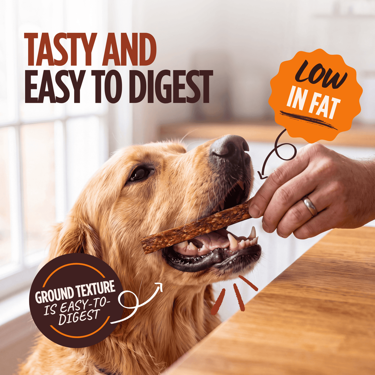 Pork Chomps - 6" Assorted Natural, Beef and Chicken Flavor Crunchy Strips