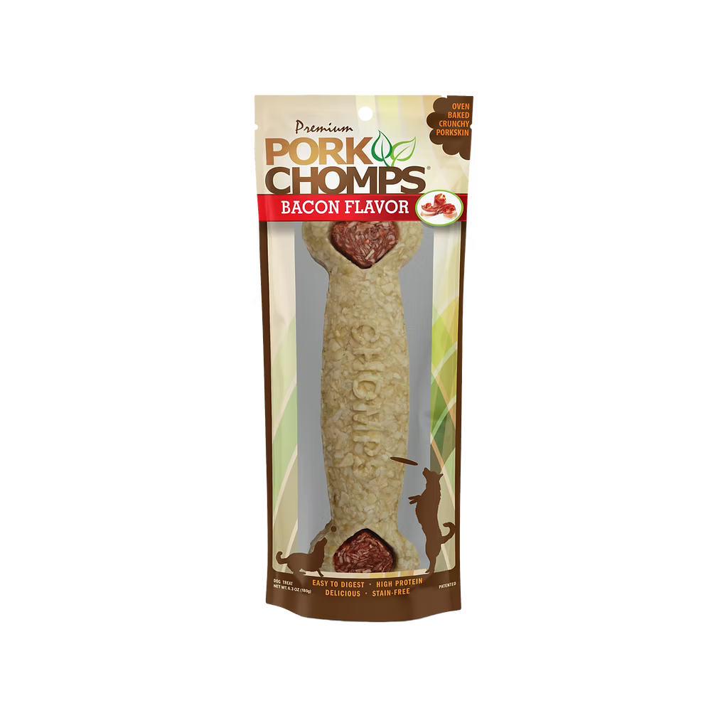 7-8" Bacon Flavor Crunchy Bone - 1 Count