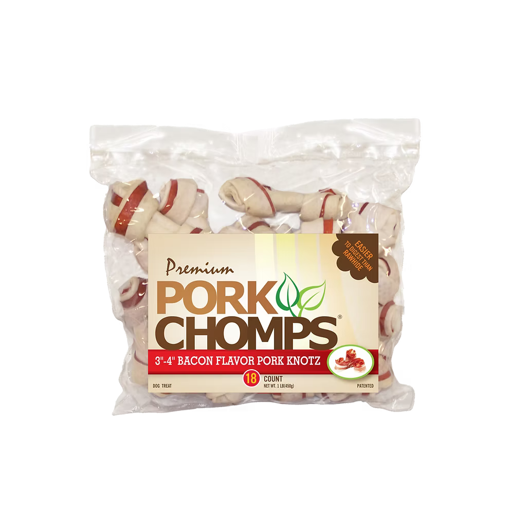 Bacon Flavor Mini Knots - 18 Count